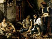 Eugene Delacroix The Women of Algiers oil painting reproduction